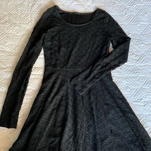 Black long sleeve dress